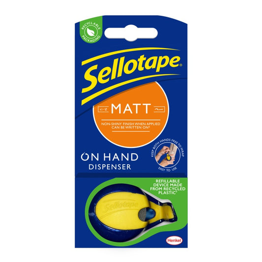 Sellotape On Hand Matt Dispenser