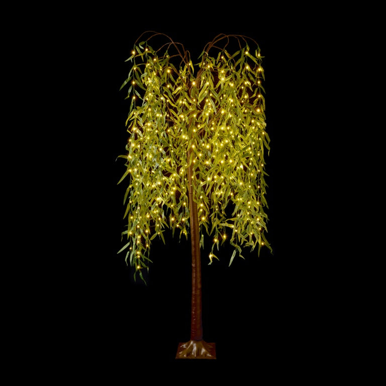 Premier Multi Action Green Leaf Willow Tree 384 LEDs