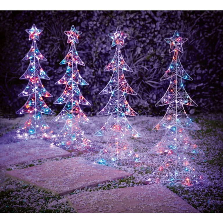 Premier Set 4 Tree Path Light 400 LEDs