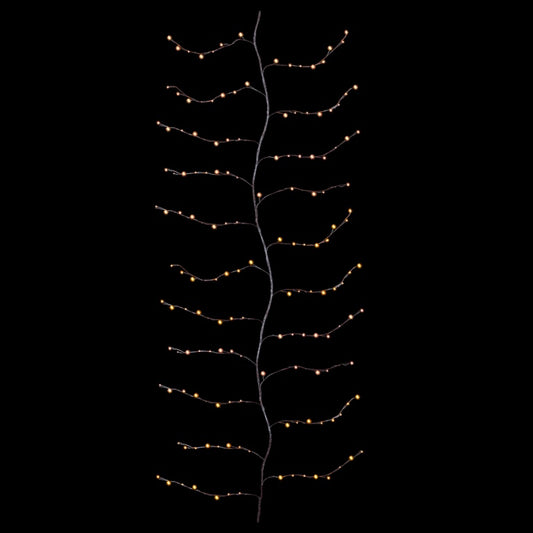 Premier Brown Branch Garland 160 Warm White LEDs