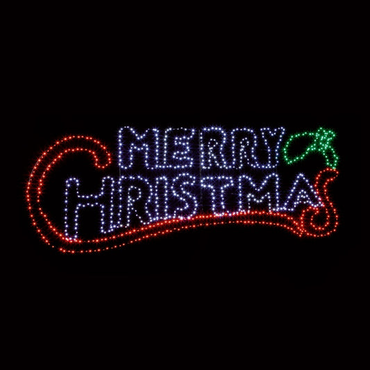 Premier Twinkling FlexiBrights Merry Christmas 938 LEDs  Mix