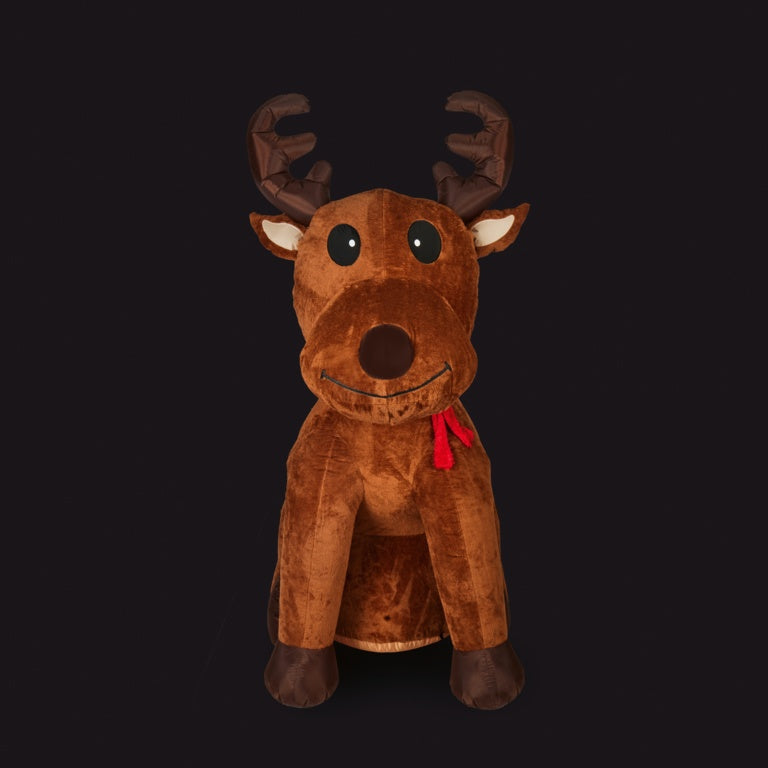 Premier Plush Reindeer Inflatable With LEDs