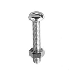 Securpak Machine Screw & Nut ZP Pack 4 M5 x 70