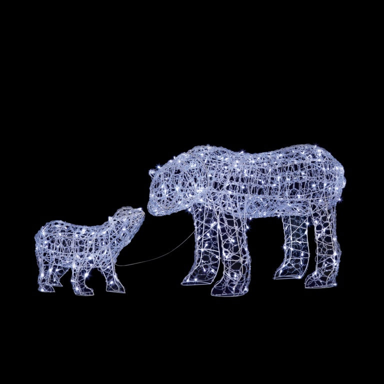 Premier Multi Action Polar Bear & Cub Multi Action LEDs