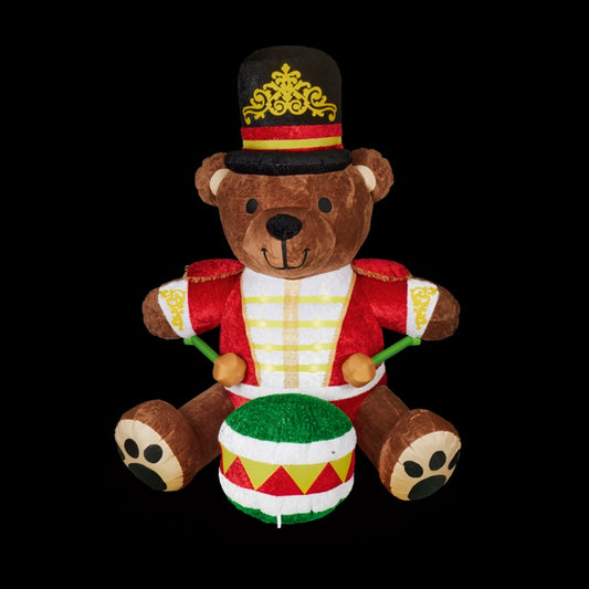 Premier Plush Teddy Drum Inflatabl With LEDs