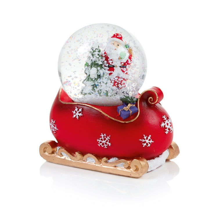 Premier Lit  Santa Sleigh Waterglobe