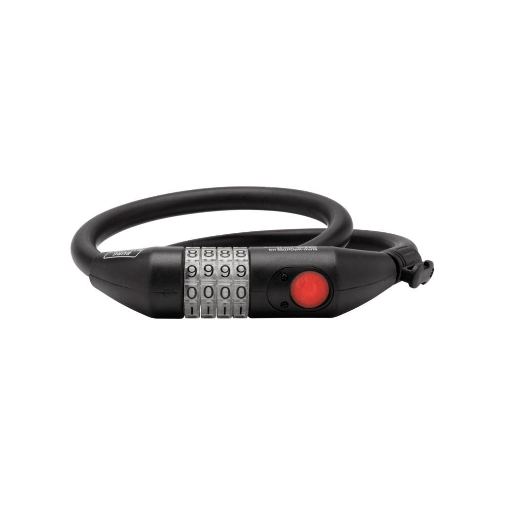 Burg-Wächter Bike Combination Locking Cable With LED 15 x 180