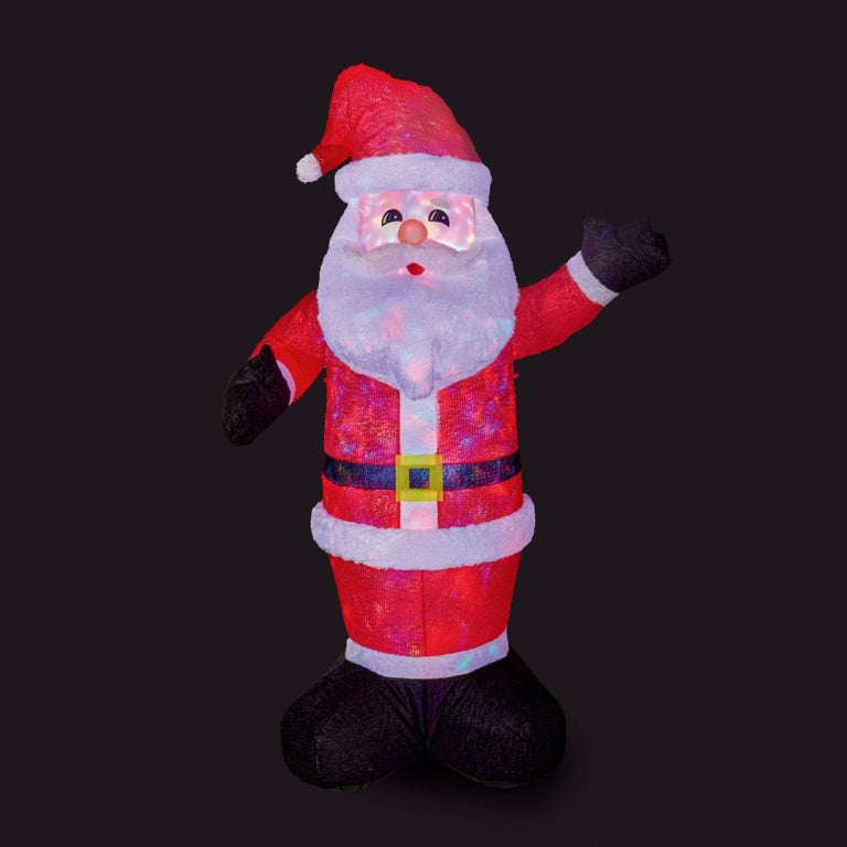 Premier Plush Santa Inflatable With LEDs