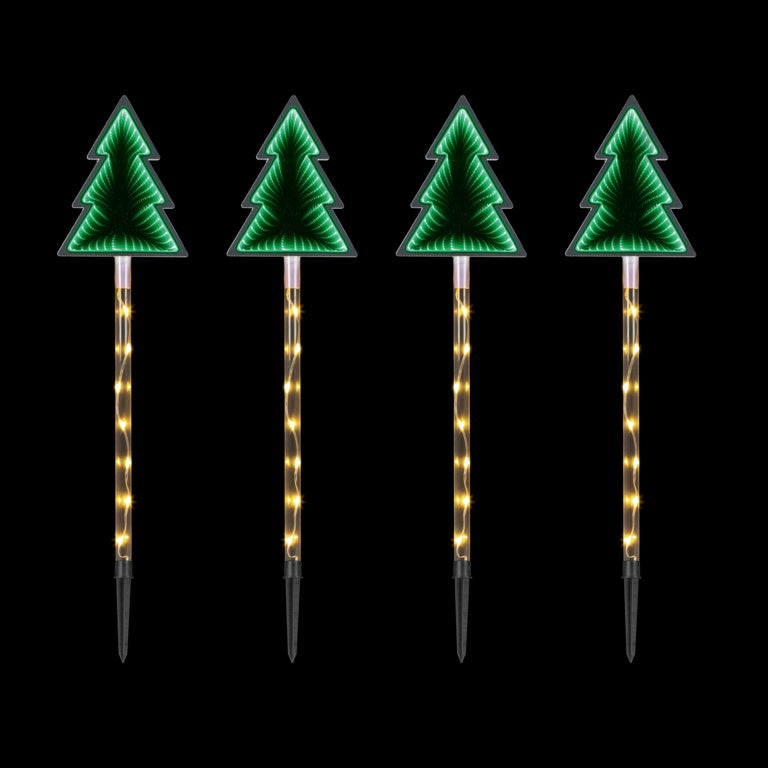 Premier Set 4 Tree Mirror Path Light 260 LEDs