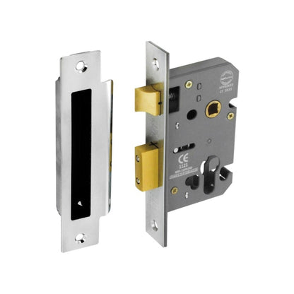 Securit Euro Sash Lock Nickel Plated 48mm C/C