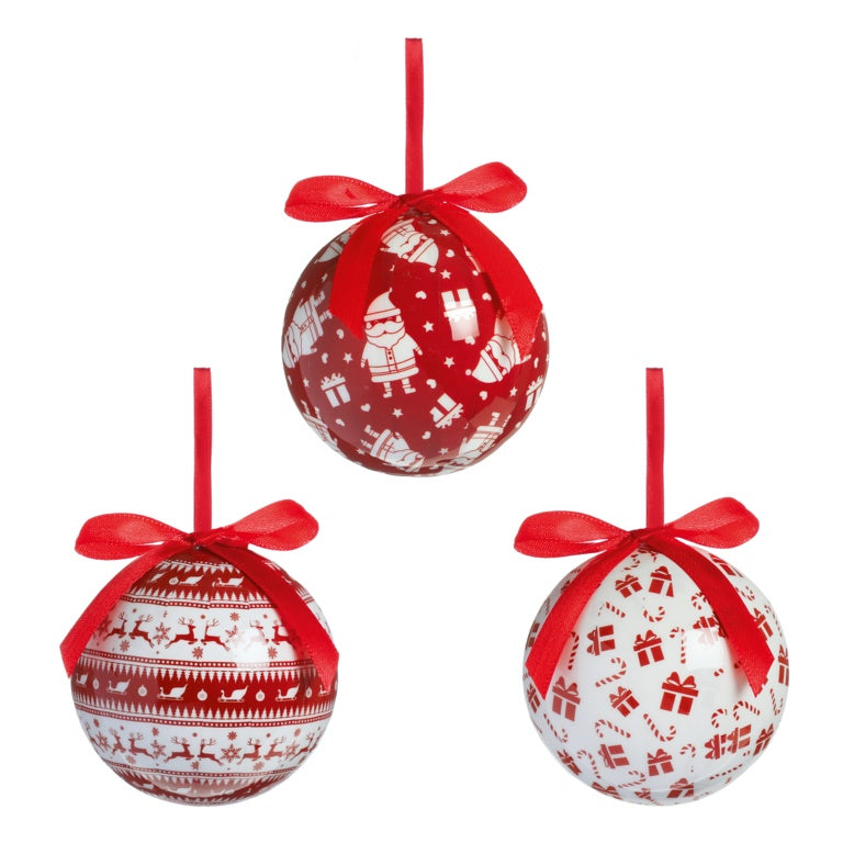 Premier Skandi Decoupage Baubles