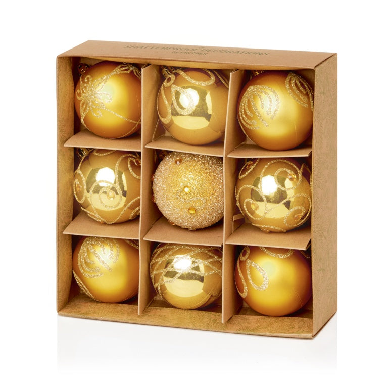 Premier Warm Gold Dec Balls