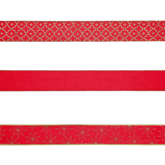 Premier Red Gold Ribbon Assorted