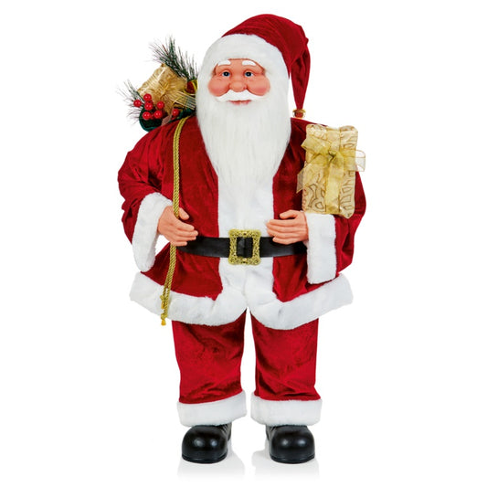 Premier Red Traditional  Santa With Sack