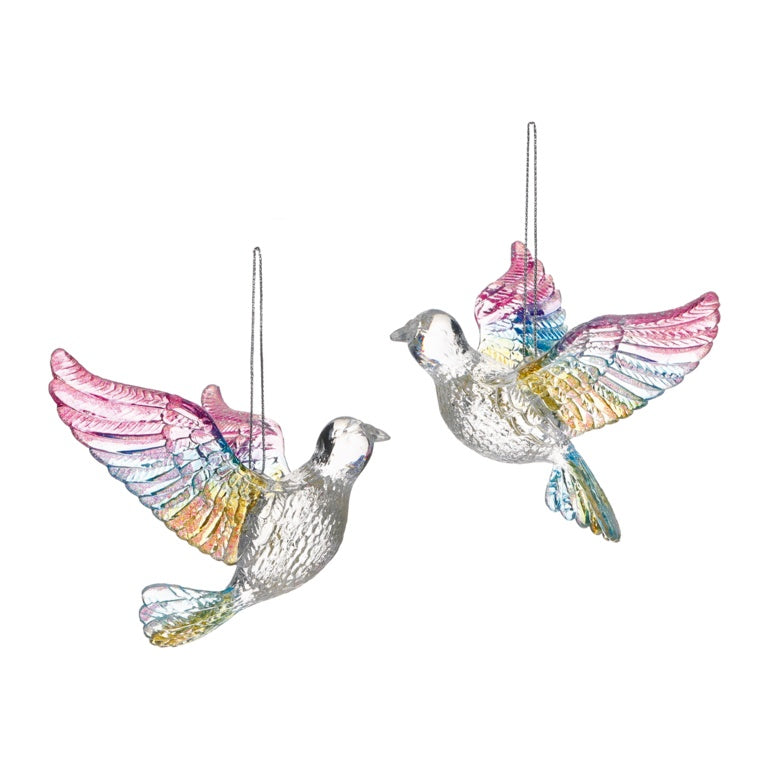 Premier Rainbow Dove Hanging Decoration