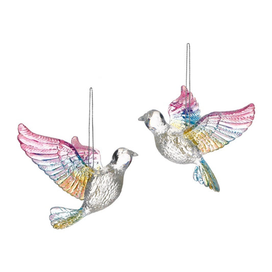 Premier Rainbow Dove Hanging Decoration