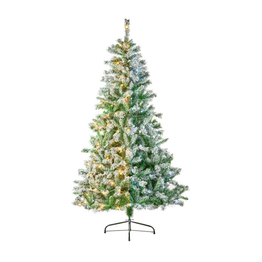 Premier Flocked Arbor Spruce PVC