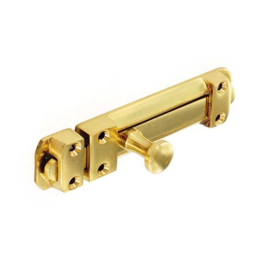 Securit Brass Door Bolt Heavy 150mm