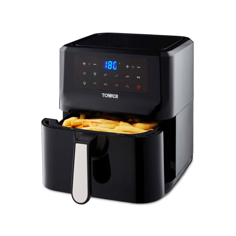 Tower Vortx Black Digital Air Fryer 5L