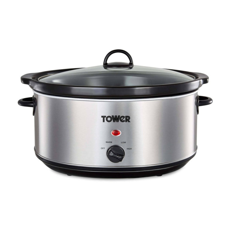 Tower Slow Cooker Stainless 1.5ltr