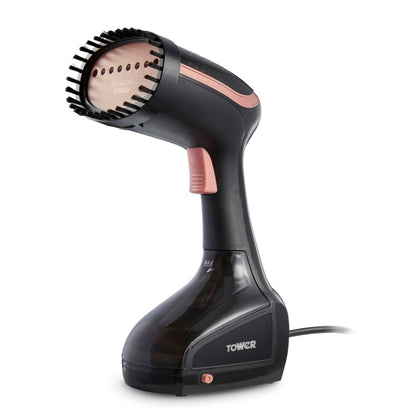 Tower Garment Steamer – Rose Gold & Black