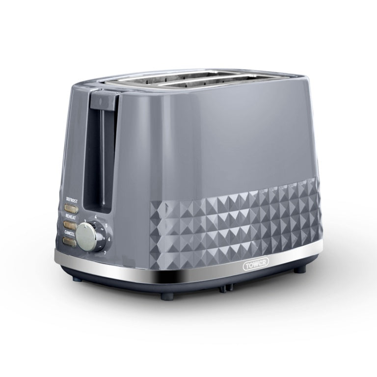 Tower Solataire 2 Slice Toaster Black