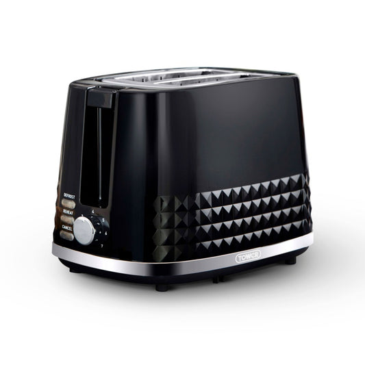 Tower Solataire 2 Slice Toaster Black