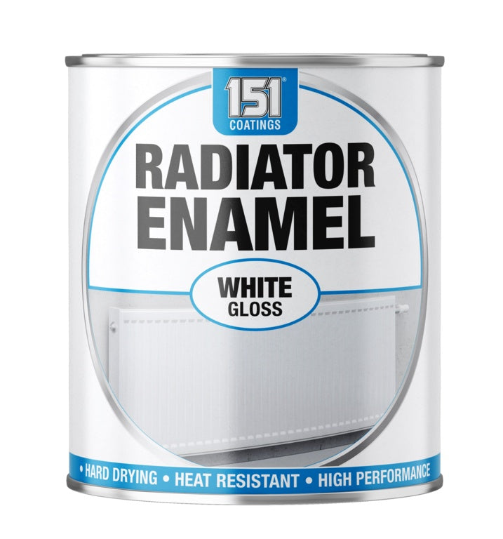 151 Coatings Radiator Enamel White Gloss 300ml