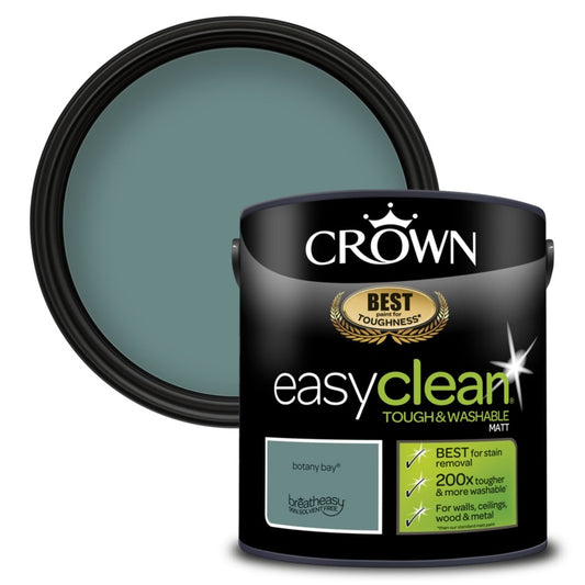Crown Easyclean Matt Emulsion Botany Bay 2.5l