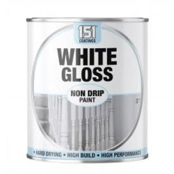 151 Coatings Non Drip Gloss White Paint 300ml