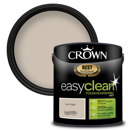 Crown Easyclean Matt Emulsion East Villg 2.5l