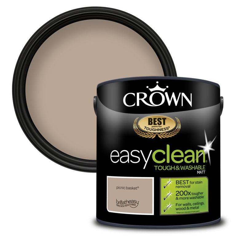 Crown Easyclean Matt Emulsion 2.5L