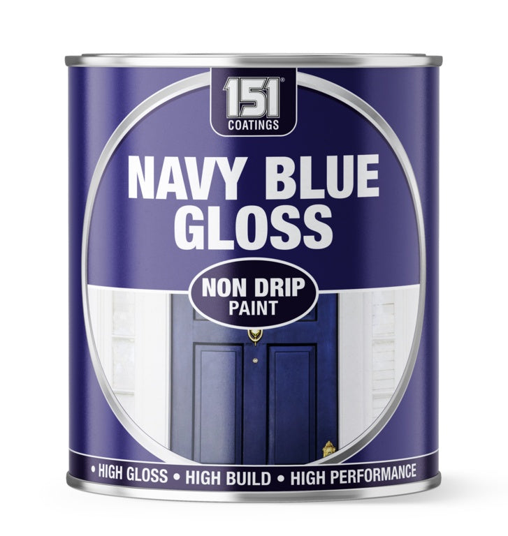 151 Coatings Navy Blue N/Drip Gloss Paint 300ml