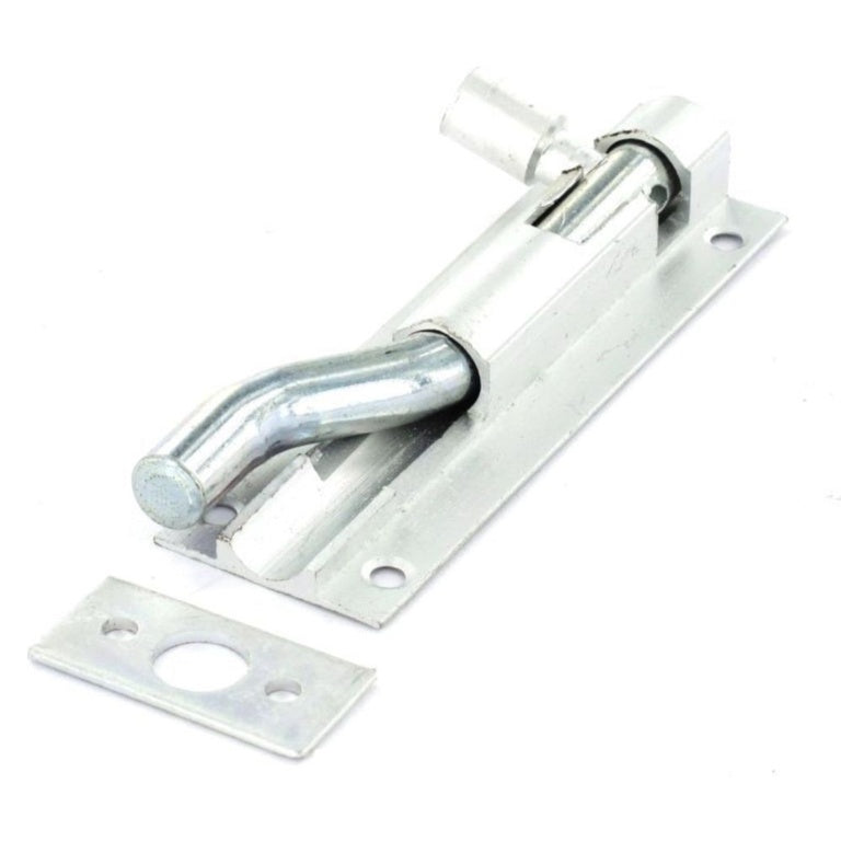 Boulon de porte à col en aluminium Securit 1" de large 75 mm