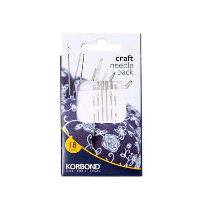 Korbond Craft Needle Pack 18 Piece