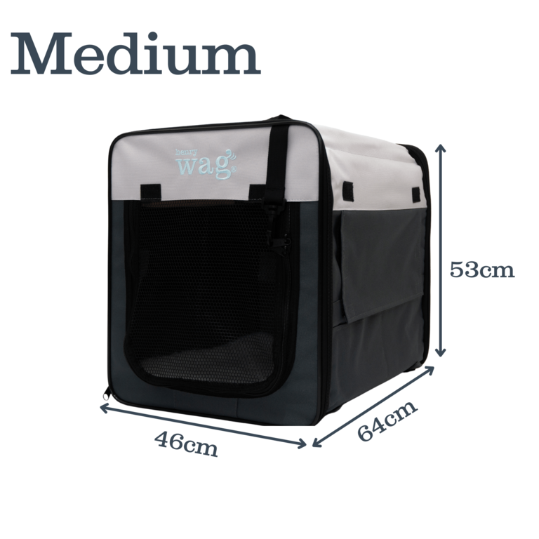 Henry Wag Folding Fabric Travel Pet Crate