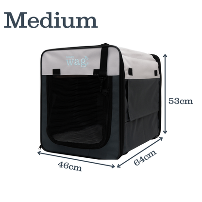Henry Wag Folding Fabric Travel Pet Crate