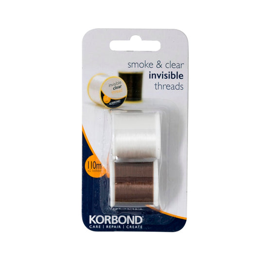 Korbond Invisible Threads Clear & Smoke