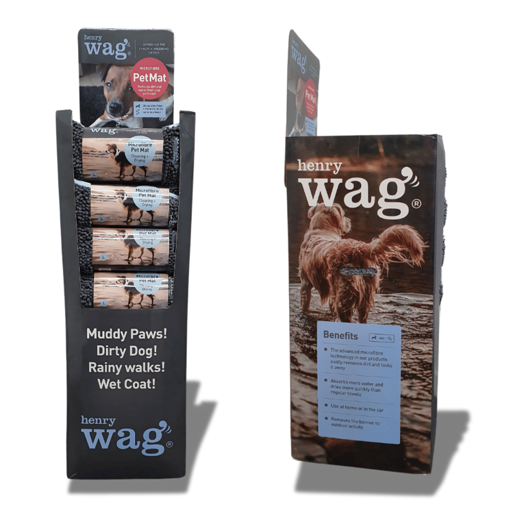 Henry Wag Microfibre Noodle Large Pet Mat FSDU