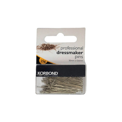 Korbond Professional Dressmaker Pins 25g