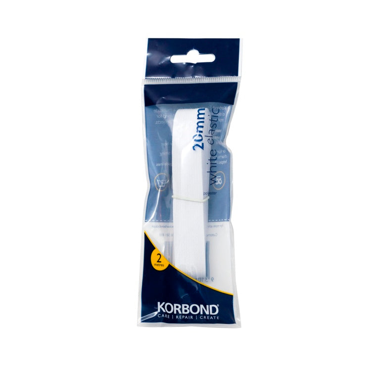 Korbond Elastic White 20mm