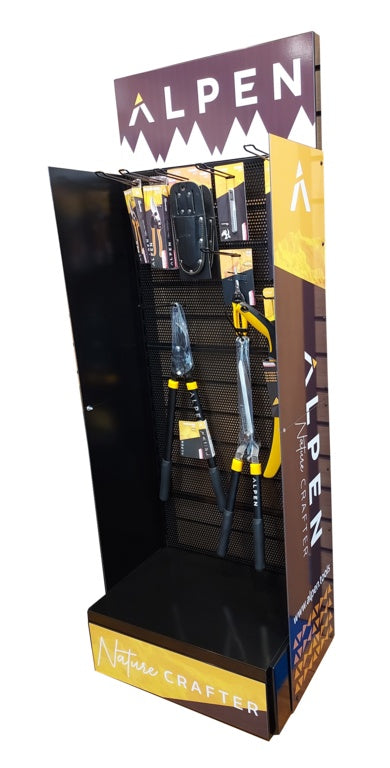 Alpen Garden Tools Display