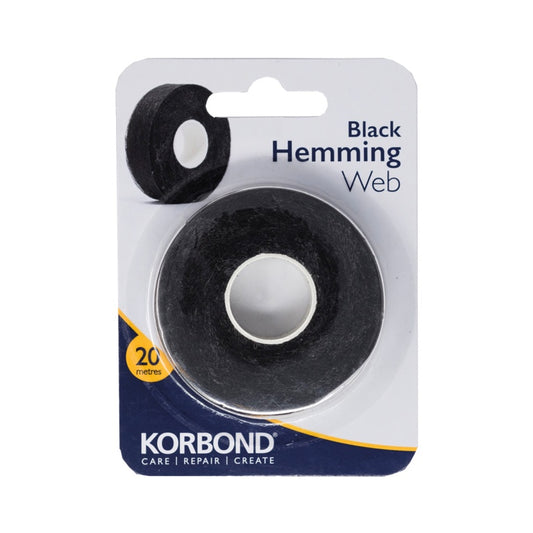 Korbond Hemming Web Black