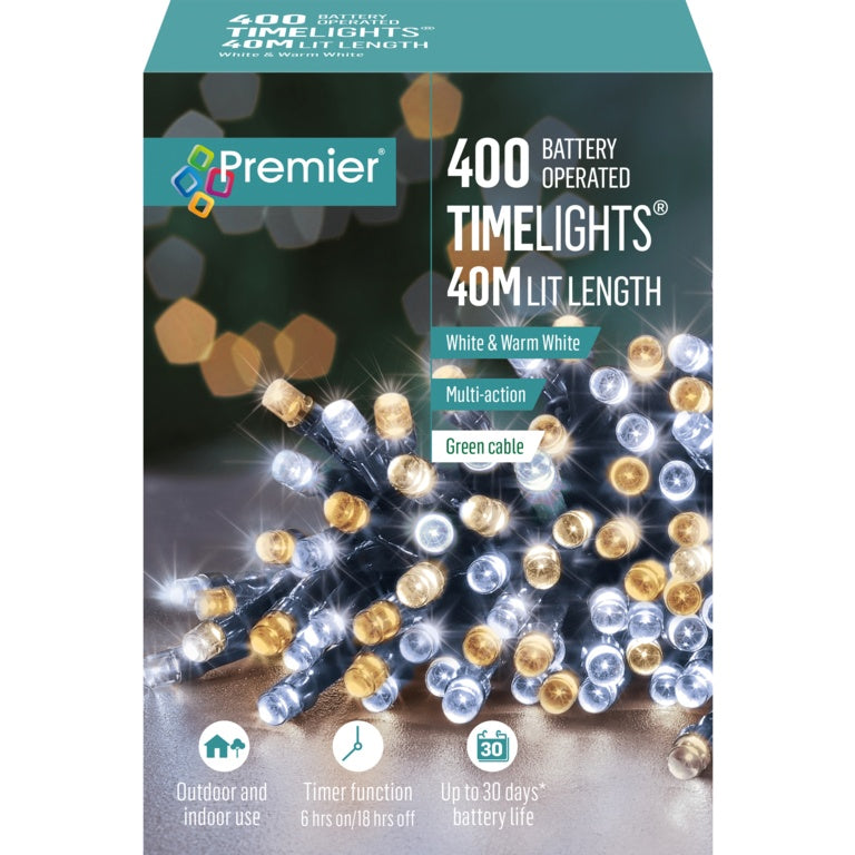 Premier 400 LED Multi Action Battery Operated TIMELIGHTS™