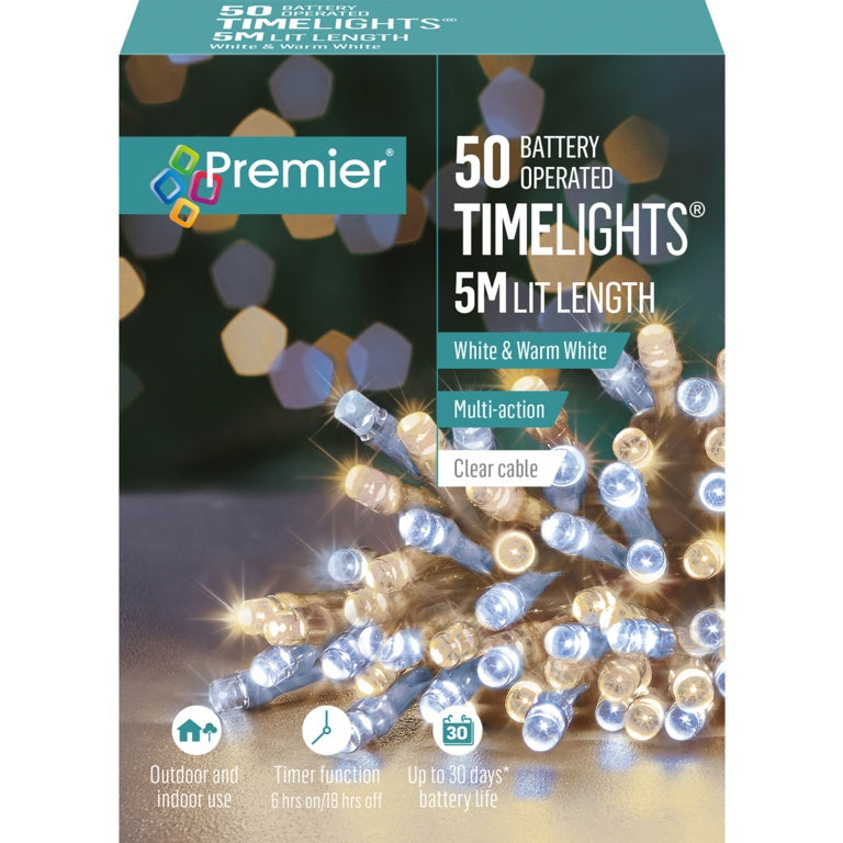 Premier 50 LED Multi Action Battery Operated TIMELIGHTS™