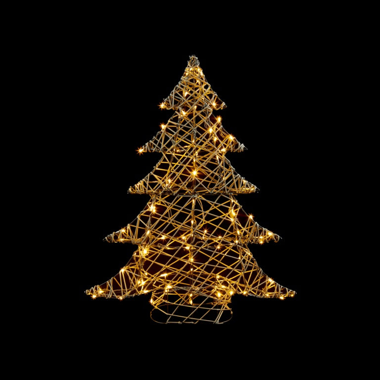 Premier Multi Action Rattan Effect Tree 120 LEDs