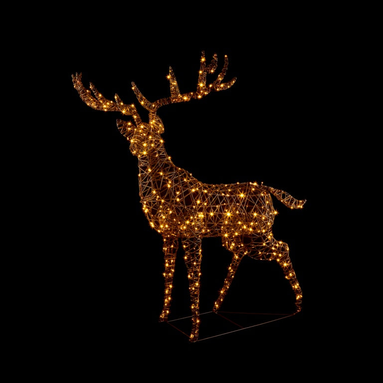 Premier Multi Action Rattan Effect Stag 440l LEDs