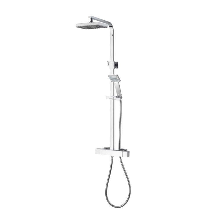 Square Valve Dual Mixer Shower