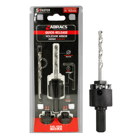 Abracs Quick Release Hole Saw Arbour