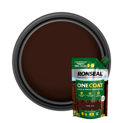 Ronseal One Coat Shed & Fence Refill Pouch 950ml